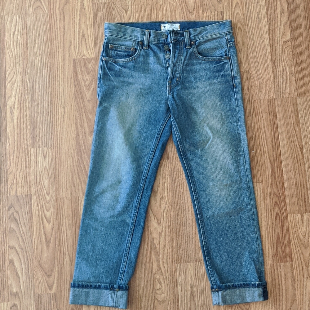 Free People Straight Leg Vintage Jean (25) NWOT